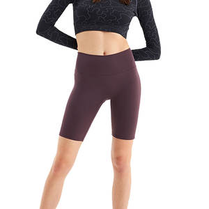 Shorts de compression performants pour femmes avec logo personnalisé – Shorts de sport taille haute pour la course, le cyclisme et l'entraînement - Product Image 2
