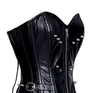 Collection tendance actuelle : Corset en cuir léger et respirant de haute qualité à maintien moyen pour femme, ajustement confortable - Product Image 3