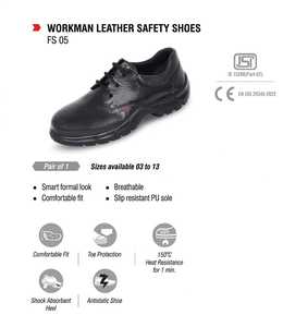 Calzado de seguridad de cuero Workman para aplicaciones aeroespaciales - Product Image 3