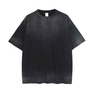 Camiseta de Alta Calidad con Lavado Ácido, Camisetas de Hombre de Primera Calidad al por Mayor, Camisetas de Manga Corta para Hombre - Product Image 2