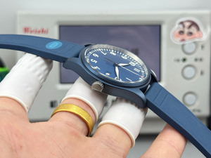 Reloj de pulsera mecánico automático para hombre, de lujo excepcional, con correa de caucho y cerámica azul, informal, deportivo, para citas - Product Image 4