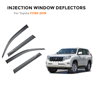 Protectores de Ventana para Toyota Land Cruiser Prado FJ150 2018, Deflectores de Ventana, Protección Contra Sol y Lluvia, Visores para Auto - Product Image 2