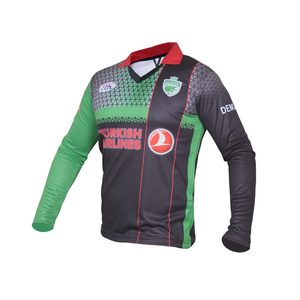 เสื้อเจอร์ซีย์แบบซับลิเมชั่นสั่งทำพิเศษ แขนยาว ทรงปกติ ผลิตจากโพลีเอสเตอร์ 100% สำหรับการแข่งขันและฝึกซ้อม ระบายอากาศได้ดี เหมาะสำหรับผู้ใหญ่ - Product Image 1