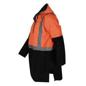 High Visibility Long Sleeve Work Wear Security Gear for Construction <b>Workers</b> Safety <b>Jacket</b> - Product Image 2