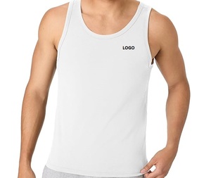Plus Size Men Tank Top Sleeveless Cotton <b>Vest</b> Custom Logo Casual Sports Tee - Product Image 6