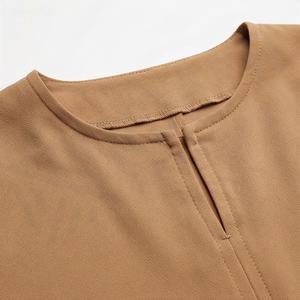 Abaya Recta Sólida para Mujer de Alta Demanda, Ropa Islámica Modesta, Tela Suave y Cómoda, Compradores Mayoristas, Color Personalizado de Fábrica - Product Image 4