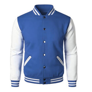 เสื้อแจ็คเก็ตวาร์ซิตี้ผู้ชายสำหรับฤดูหนาว แบรนด์ Kic Star Fashion Industry แขนยาว เนื้อผ้าระบายอากาศดี คอตั้ง ติดกระดุมเม็ดเดียว ลายเรียบ - Product Image 2