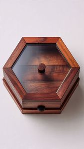 Caja de madera hecha a mano para almacenamiento y organización en el hogar - Product Image 6