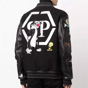 Econex Sports 2025 Custom Men's Luxury PU Leather Varsity Jacket Color y tamaño personalizados para el invierno - Product Image 3