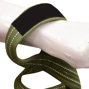 Correa de Levantamiento en Forma de 8 de Algodón de Alta Resistencia Misha Sports Fitness - Ajustable, Antideslizante, con Cierre a Presión, Transpirable y Ligera - Product Image 6