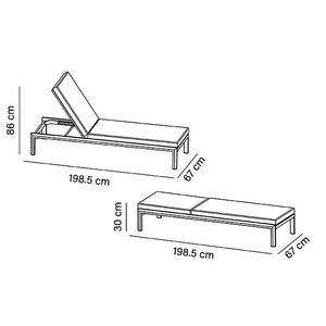 Chaise longue en teck fabriquée en Indonésie - Product Image 4