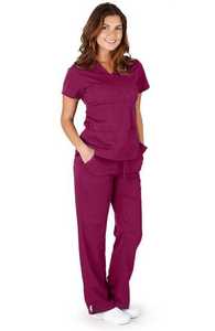 Ensembles d'uniformes médicaux unisexes en tissu rayonne élastique tissé, à la mode et abordables, pour usage hospitalier (vente en gros) - Product Image 2