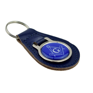 Llavero Masónico con Símbolo de Compás Cuadrado, Accesorio para Hombre, Regalo para Logia, Diseño Elegante, para Llevar Diariamente - Product Image 1