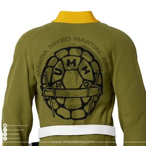 ชุดยูโดบราซิลเลี่ยนยิวยิตสู Mawra Premium BJJ Gi ผ้าฝ้าย 100% ทอลายเพิร์ลวีฟ พร้อมปักโลโก้ตามสั่ง ซับในแบบซับลิเมชั่น สำหรับทุกเพศ - Product Image 5