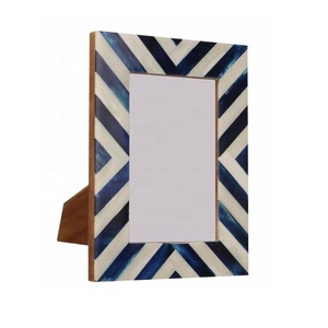 กรอบรูปฝังกระดูกสีเขียวที่ทันสมัยกรอบรูปโต๊ะอ่านหนังสือทำมือกรอบภาพโต๊ะสำนักงานห้องนั่งเล่นที่เหมาะกับการตกแต่งบ้านและสำนักงาน - Product Image 5