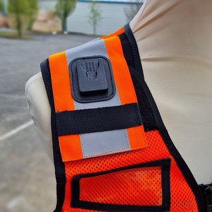 Security Hi Vis <b>Safety</b> Vest Reflective 100% Polyester Unisex Black Guard Uniform for Medical Workwear and Tactical Use - Product Image 5