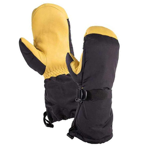 Gants de ski imperméables et isolés personnalisables pour hommes, design à doigts complets, respirants, légers, sangle de poignet réglable - OEMCustom - Product Image 2