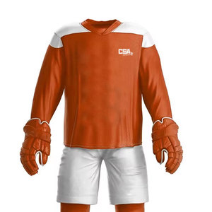 Uniforme de hockey sur glace haut de gamme avec tissu respirant et performant, conçu pour les entraînements, les matchs et les tenues d'équipe professionnelles - Product Image 4