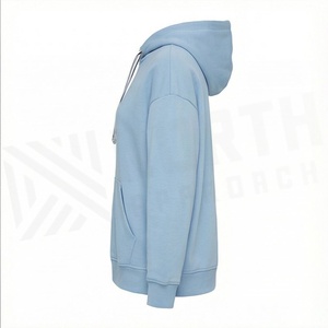 Womens Oversized Hoodies Premium Cotton Front Long Sleeve Fleece Pullover <b>Comfortable</b> Casual Top For Winter Outfits - Product Image 3