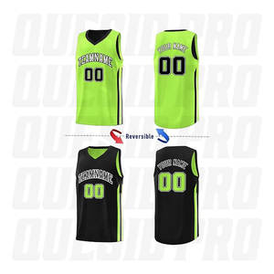 Camiseta de Baloncesto Personalizada para Hombre, Diseño Sublimado Unisex, Ropa Deportiva, Camisetas de Baloncesto de Malla, Ropa de Baloncesto Reversible - Product Image 2