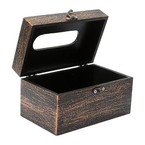 Boîte à mouchoirs décorative en bois pour la maison et le bureau – Élégant support en bois pour mouchoirs pour salon, salle de bain, voiture - Product Image 3