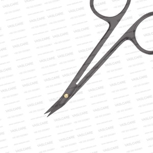 Ciseaux Gunter dentelés CeraCoat (11,5 cm) à pointe fine, revêtement céramique, pour rhinoplastie et dissection du cartilage nasal - Product Image 3