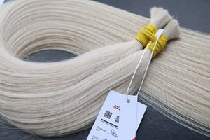 Extensiones de cabello a granel de calidad superior Cabello vietnamita Double Drown 100 gramos Colores claros 22 pulgadas - Product Image 4