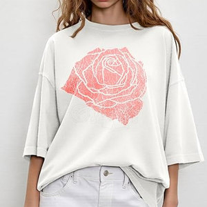 เสื้อเชิ้ตผู้หญิงทรงหลวมแบบดรอปโชว์เดอร์ สวมใส่สบาย เหมาะสำหรับใส่ในชีวิตประจำวัน สไตล์ลำลอง และให้ความสบายในทุกๆ วัน - Product Image 4