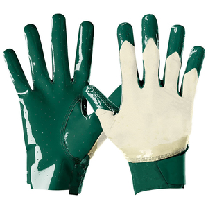 Durable Unisex American Football <b>Gloves</b> Impact Resistance Palm Defense Flexible Design Sports Play American Football <b>Gloves</b> - Product Image 1
