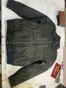 Leather Jackets Streetwear Jacket with Stand Collar Breathable Winter Outerwear for Outdoor Activities Embossed Leather Jackets - Product Image 2