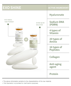 Sérum en poudre de collagène Pure Glow, soin éclaircissant et hydratant avec solution, lot de 5 flacons - Product Image 1