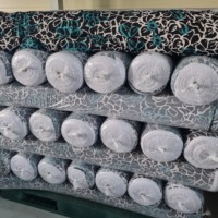 Fabriqué en Corée, 95% polyester, 5% élasthanne, tissu ITY imprimé, lot de tissus en stock, nombreux motifs floraux, meilleure qualité, designs magnifiques.