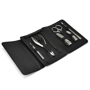 Professional Stainless Steel Manicure <b>Pedicure</b> Kit Nail Clipper <b>Set</b> with Cuticle Nipper Tweezers Travel Case OEM - Product Image 1