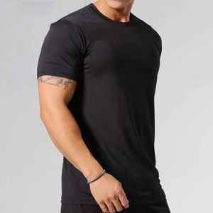 Camiseta personalizada para hombre al por mayor 100% algodón de manga corta transpirable para deporte, running, fitness y gimnasio con logo personalizado - Product Image 4