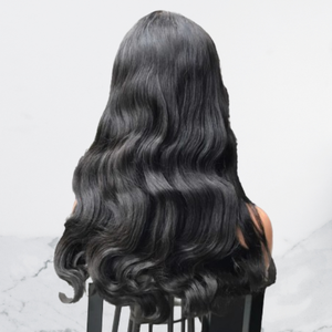 Perruque en cheveux humains de longueur moyenne, densité 200%, taille moyenne, perruque complète naturelle - Product Image 1