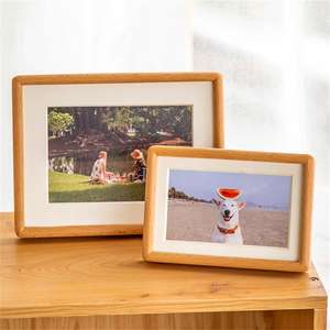 Handmade Modern Eco-Friendly Solid Wooden TableTop Decor Premium Quality Natural Finish Photo <b>Frame</b> for Home & Office - Product Image 3