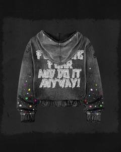 Sudadera con Capucha Blanca de Manga Larga 100% Algodón con Logotipo Personalizado de Alta Calidad para Hombre, para Gimnasio, Casual, Invierno - Product Image 3