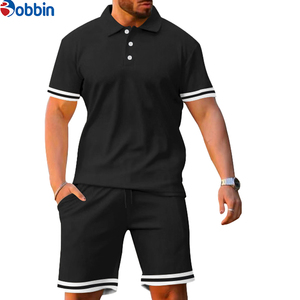 Conjunto de Pantalones Cortos Polo Unisex Cómodos y Transpirables con Logotipo Personalizado, Nueva Llegada, Conjunto Deportivo Corto para Hombre de Talla Grande - Product Image 2