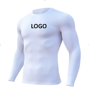 Excellent 2026 New High Quality Plain <b>Black</b> <b>Compression</b> <b>Shirts</b> Silk Screen Printed Regular Sleeve <b>Compression</b> Wear 100% Cotton - Product Image 1