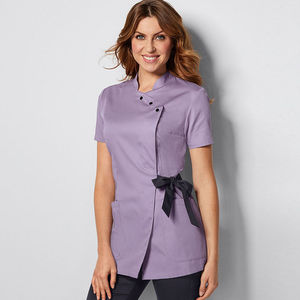 Uniforme de Salón de Belleza de Talla Grande Personalizado con Elástico y Encaje Ajustable - Product Image 5