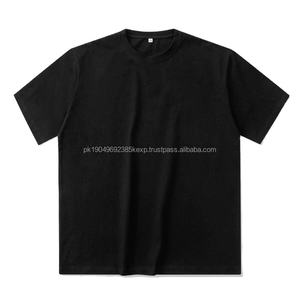 T-shirt décontracté pour homme, 8 couleurs, épaules tombantes, manches courtes, col rond, 100% coton, coupe ample, haute qualité - Product Image 2