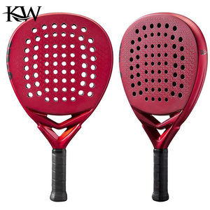 Raqueta de Pádel de Fibra de Carbono Suave con Núcleo de Espuma EVA Memory Flex, Raquetas de Tenis de Pádel Ligeras con Cinta Protectora, Set de Pádel - Product Image 6