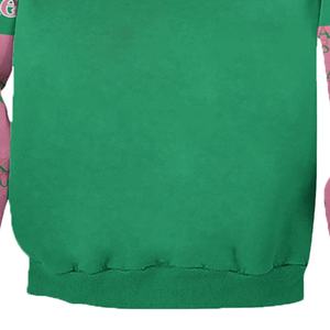 Unisexe surdimensionné col côtelé col ras du cou solide uni teint polaire anti-rétrécissement respirant durable automne sororité fraternité - Product Image 6