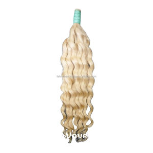 Cheveux en Gros Bruts d'Indonésie en Lots, 100% Cheveux Humains Vierges Remy, Super Double Drawn, Couleur Blonde, Haute Qualité - Product Image 5