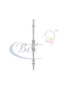 Barandillas de Hierro Forjado Modernas y de Lujo con Diseño Gráfico para Balcón y Barandas sin Marco - Product Image 4