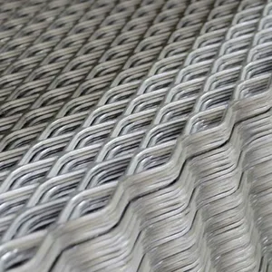 Rouleau de tôle métallique expansée en acier doux à mailles losangées, tôle métallique expansée MS à mailles losangées pour clôtures industrielles - Product Image 2