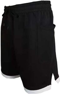 Conjunto Deportivo Ecológico para Hombre, con Capucha, 2 Piezas, Sudadera de Manga Larga y Pantalones Cortos Cómodos, en Colores Contrastantes para Otoño - Product Image 5