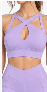 Women Yoga Sports Bra Stretch Fitness Gym Running Training Crop <b>Top</b> Breathable Seamless Design Logo <b>Low</b> MOQ Supportive - Product Image 6