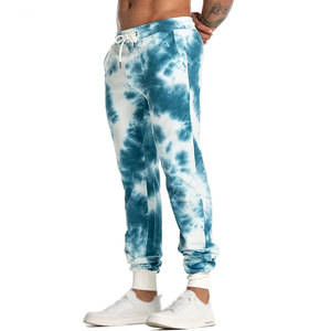 Customized 100% Cotton <b>Elastic</b> <b>Waist</b> Loose Fitted Men's for Streetwear Oversized French Sublimation Terry <b>Trousers</b> - Product Image 2