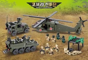 OXFORD COBRA TEAM USFK STRYKER BRIGADE Modern Transportation Armored Vehicle ABS <b>Plastic</b> Construction Toy MTC-608 - Product Image 3